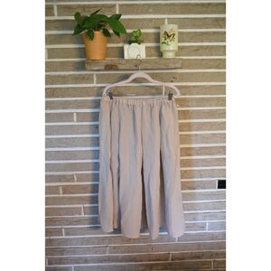 H&M NWT New Khaki Tan Midi Skirt A-line pockets viscose coastal